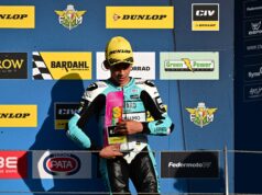 Edoardo Savino Ancora sul Podio della PreMoto3 a Vallelunga