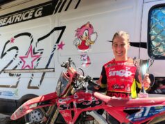 Beatrice Gargani sul podio a Malagrotta: terza nella MX Over 19 e seconda italiana