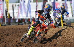 Sacha Coenen, weekend difficile in Turchia: doppio ritiro e terzo posto nel Mondiale MX2